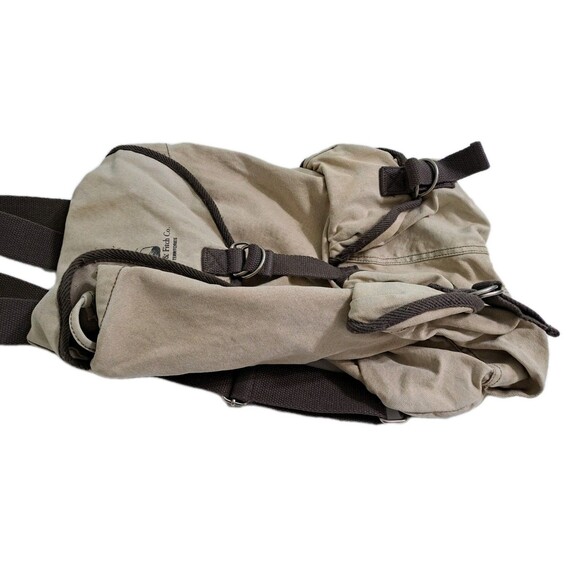 Abercrombie Fitch Canvas Adirondack Territories Backpack Vintage Distressed - Picture 4 of 8